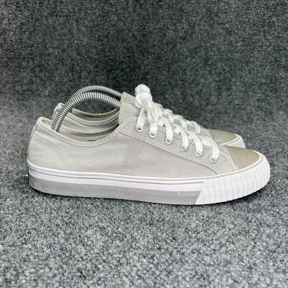 PF Flyers Center Low Sneakers Women's Size 10 Grey Canvas Retro Athletic Shoes - Picture 1 of 11